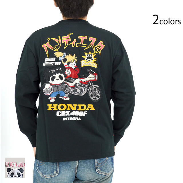 HONDA×PANDIESTA CBX400F INTEGRA SHOW-WAロングTシャツ PANDIESTA