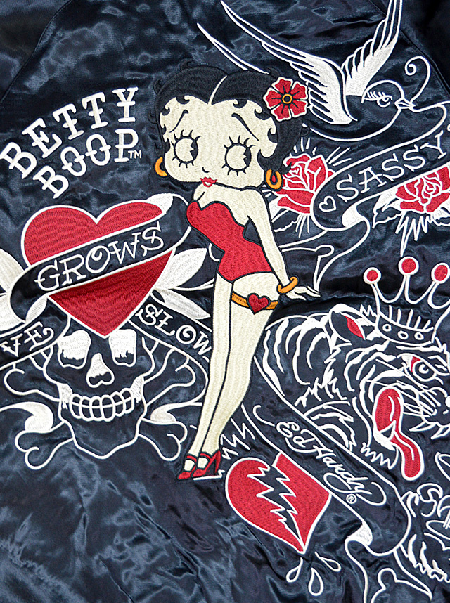 Ed Hardy×BETTY リバーシブルスカジャン サクラスタイルセレクション