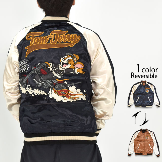 TOM＆JERRY×ネバーマインド リバーシブルスカジャン NEVER MIND TJN