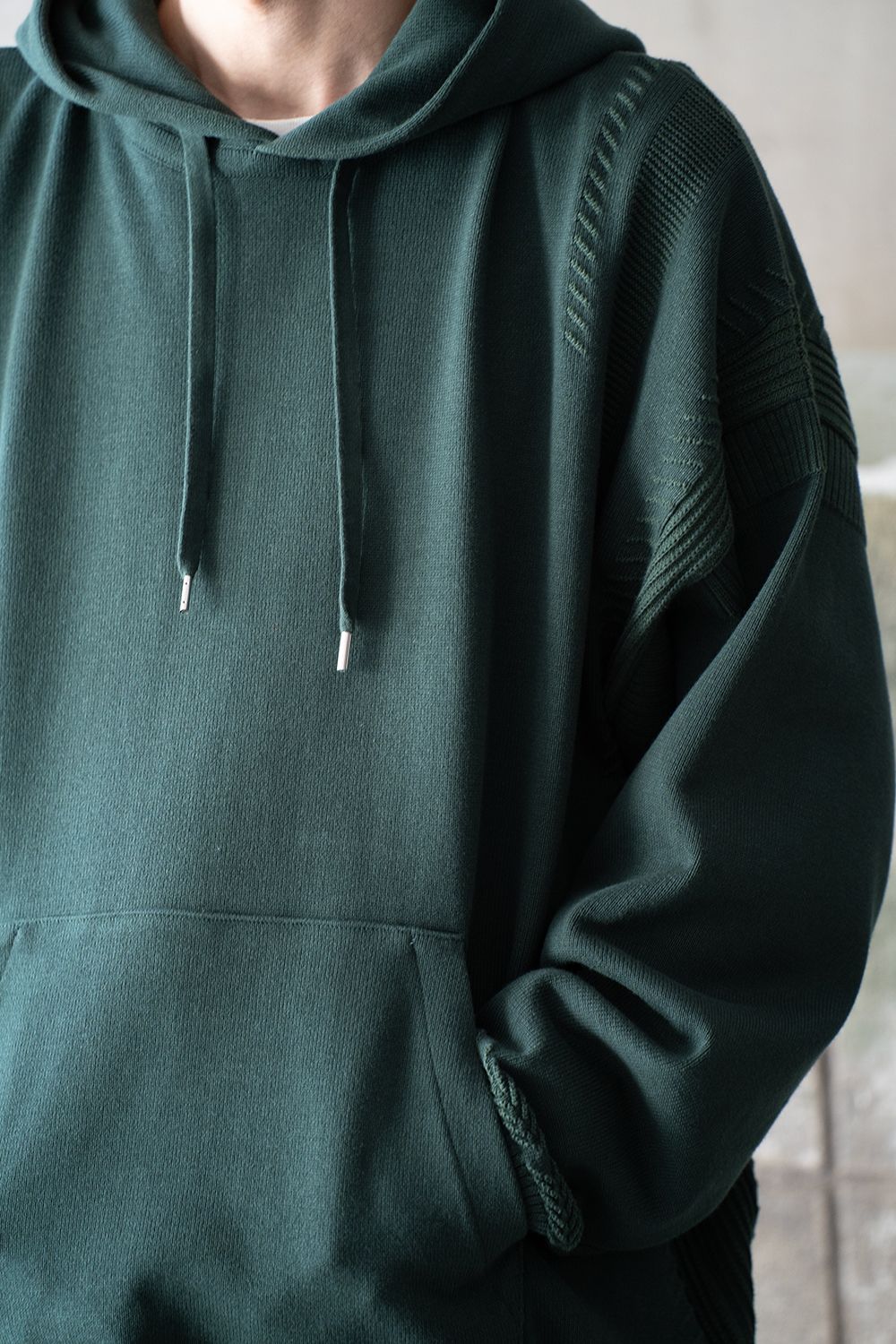 YASHIKI - Fuyuki Hoodie(GREEN) | Salty
