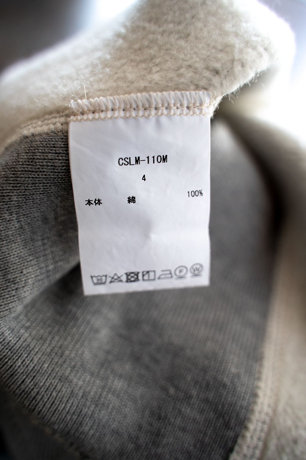 CIOTA - スビンコットン吊り裏毛起毛クルーネックスウェットシャツ(TOP