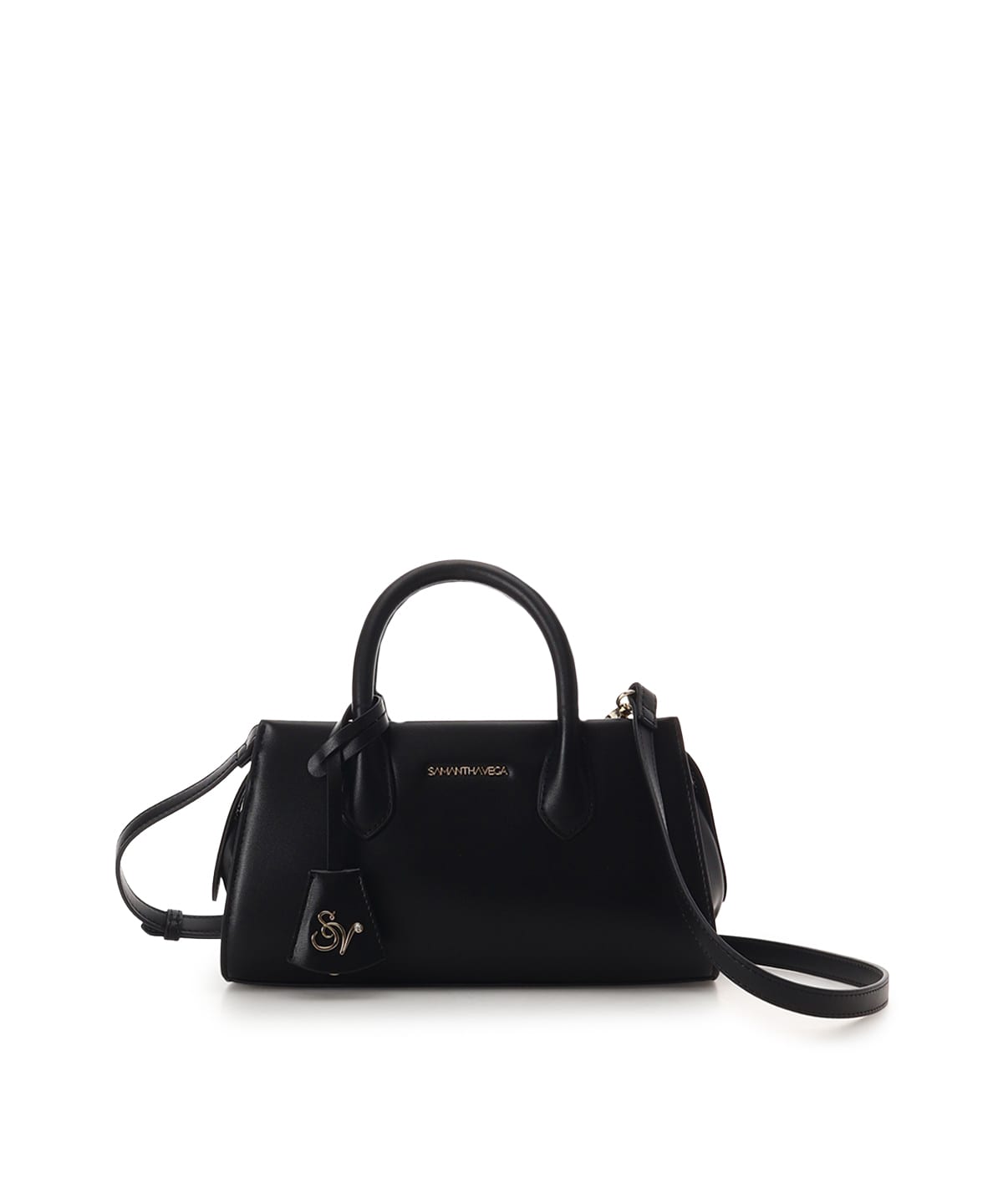 ロゴ金具ショルダーバッグ(FREE ブラック): SAMANTHAVEGAサマンサ