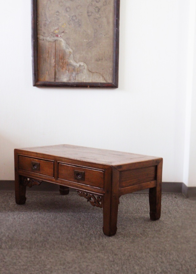 李朝 文机 韓国アンティーク家具 机 テーブル 李朝家具 古道具 Antique