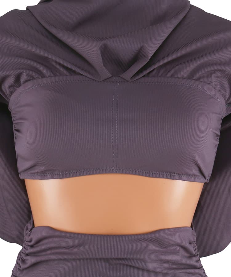 ワンピ見えハイウエストビキニ 9M・11L 【San-ai Resort（サンアイ