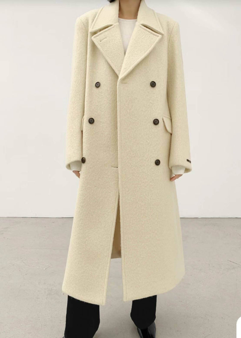 MARTIN ALPACA COAT IVORY – SANNA New York