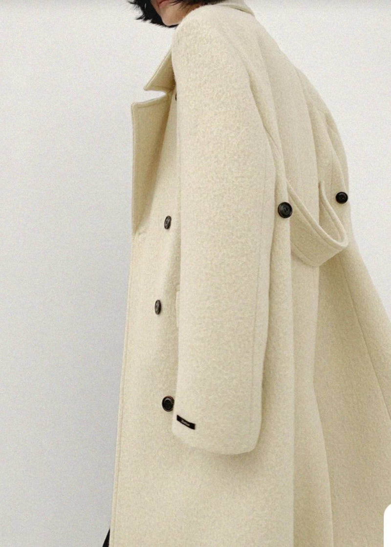MARTIN ALPACA COAT IVORY – SANNA New York