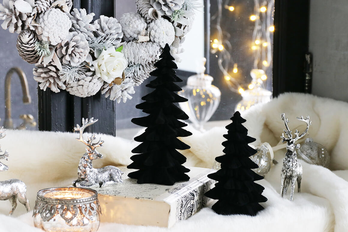 Lene BjerreクリスマスツリーEブラック ｜北欧雑貨 サラグレース