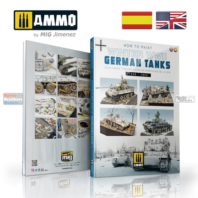 AMM6039 AMMO by Mig How to Paint Winter WWII German Tanks - Sprue