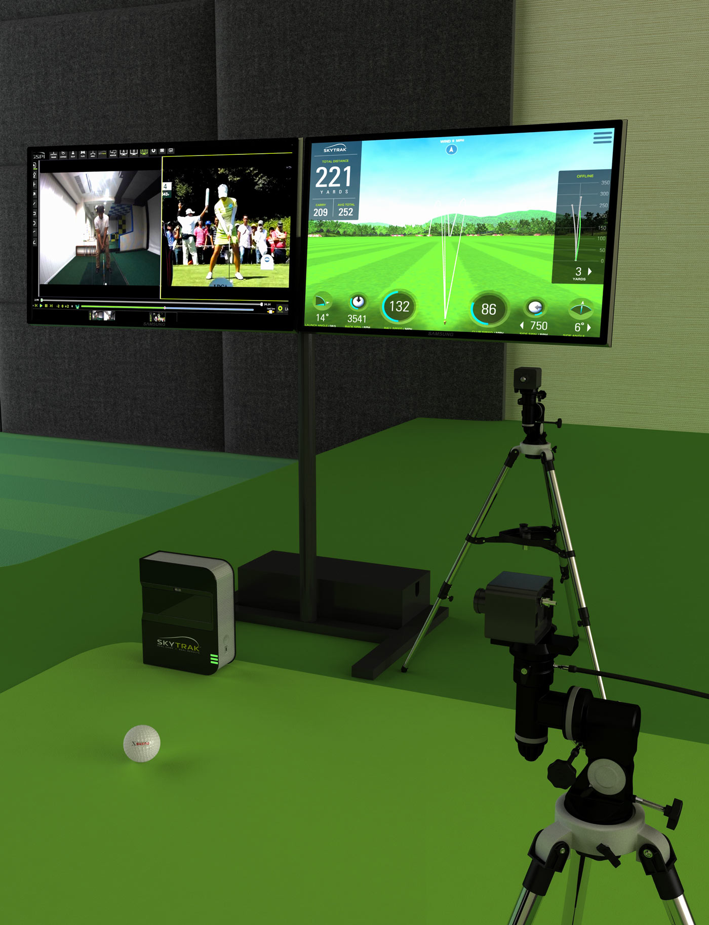 SkyTrak×GSNAVI | ゴルフ用弾道測定機 SkyTrak