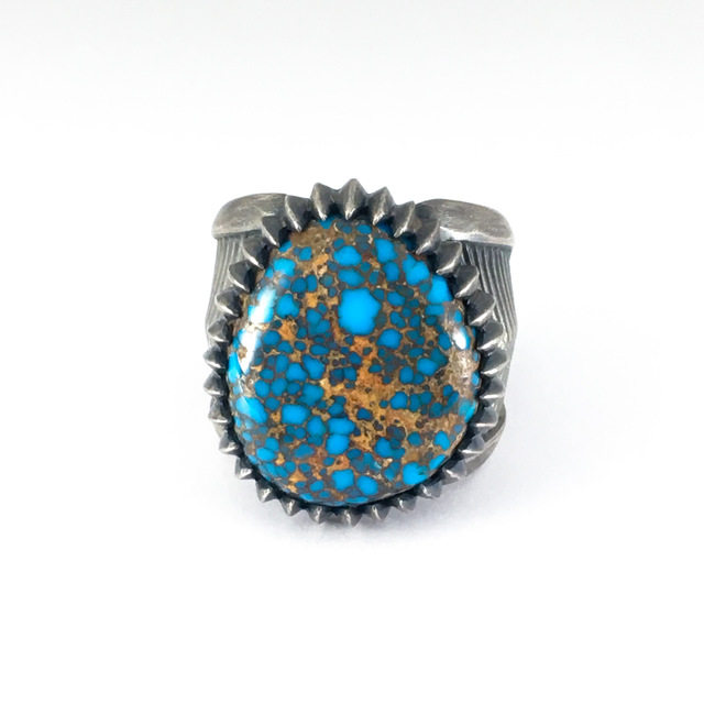 キャンデラリア ヤスベゼルリング 030 | ターコイズ・メンズシルバー