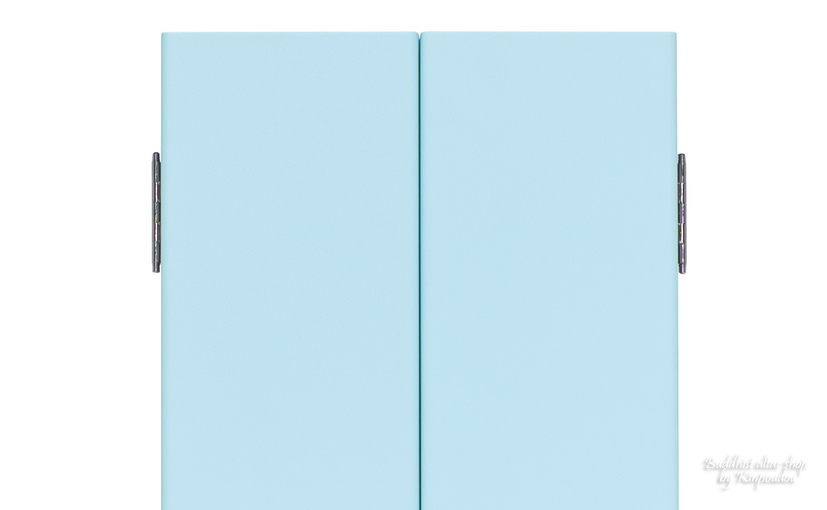 コンパクト仏壇 新ブック型 ライトブルー | 創価学会仏壇＆仏具専門店