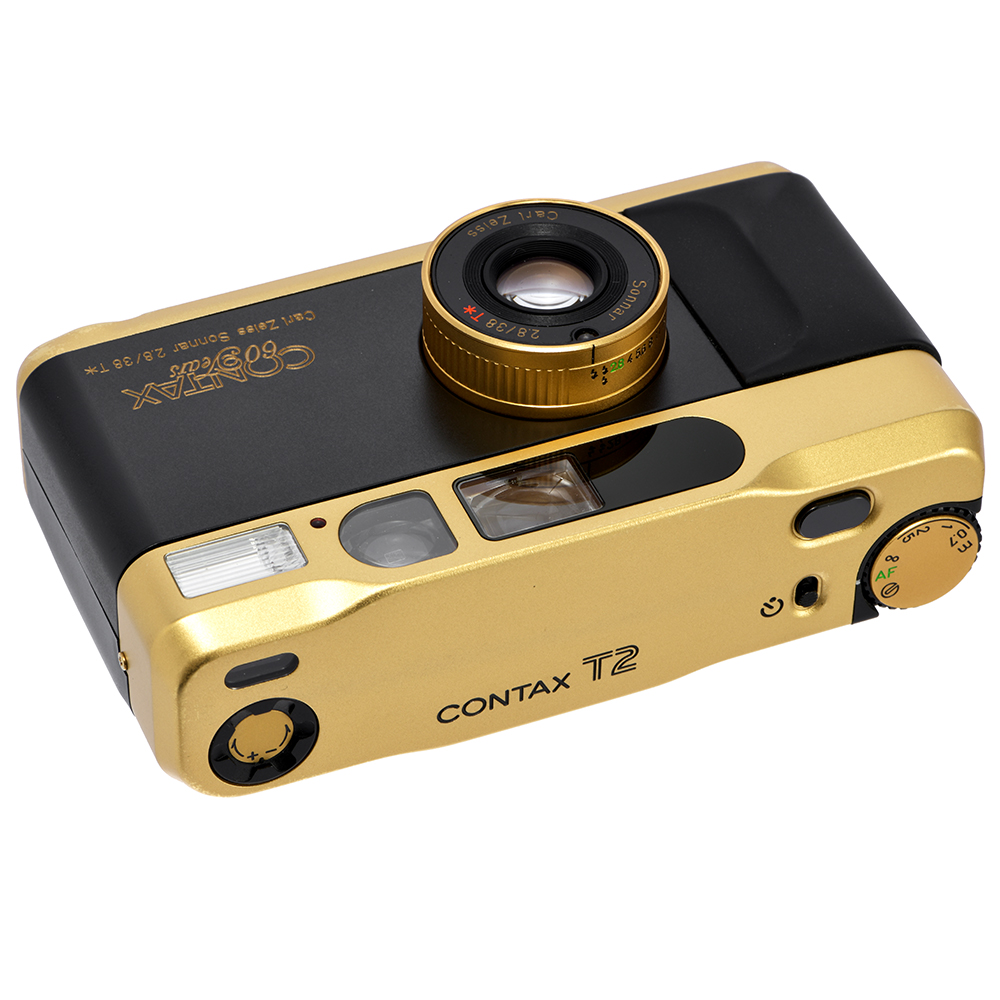 CONTAX T2 GOLD 60 YEARS LIMITED EDITION POINT & SHOOT FILM CAMERA