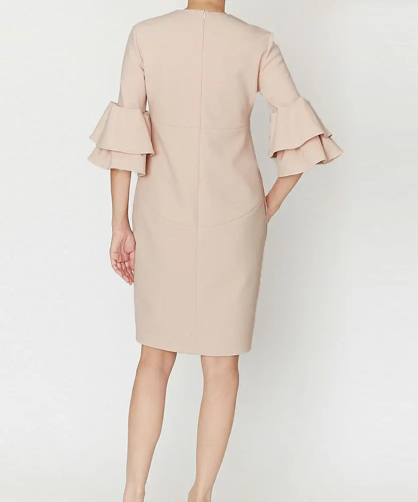 38サイズ】ティアードスリーブパールドレス YOKO CHAN（ヨーコチャン