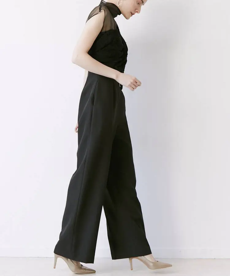 Mサイズ】LADYエンブロイダリーツイストパンツドレス LAGUNAMOON