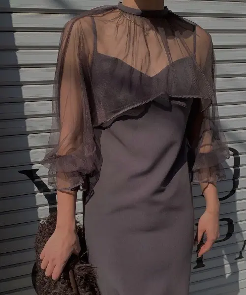 Mサイズ】MANY WAY AIRY VEIL DRESS Ameri VINTAGE（アメリ