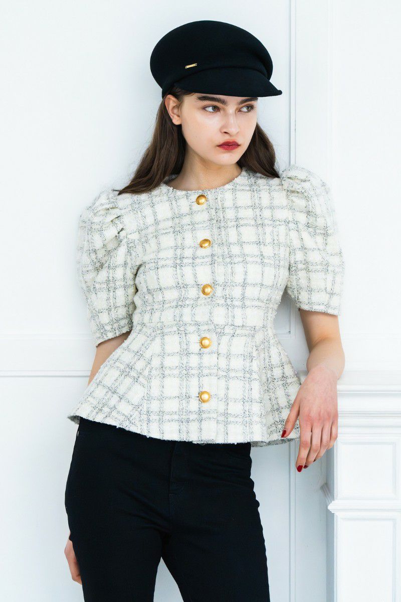 クルーブツイードトップス – shéller / シェリエ