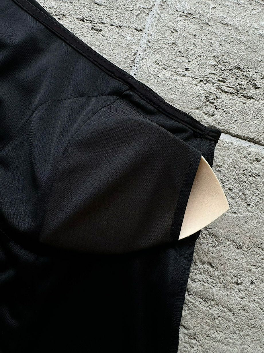 one shoulder ribbon tops – shéller / シェリエ