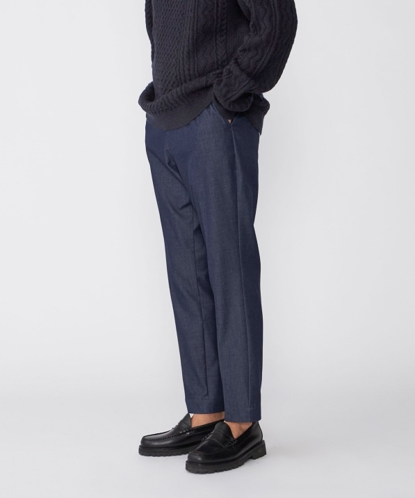 WEB限定】SHIPS: WONDER デニムライク スラックス｜ SHIPS 公式サイト