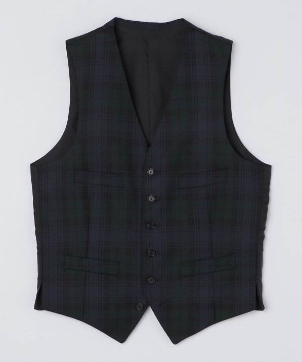 SHIPS: ブラックウォッチ チェック ベスト｜ SHIPS 公式サイト