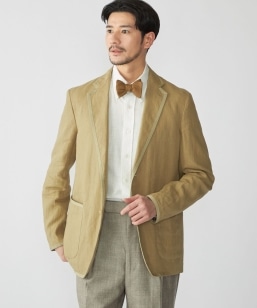 SHIPS別注】CARUSO: AIDA ワイドラペル ウール ツイード チェック