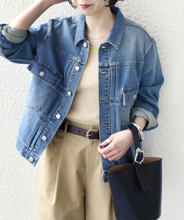 SHIPS Colors:〈洗濯機可能〉アマヨリ デニム ジャケット◇｜ SHIPS