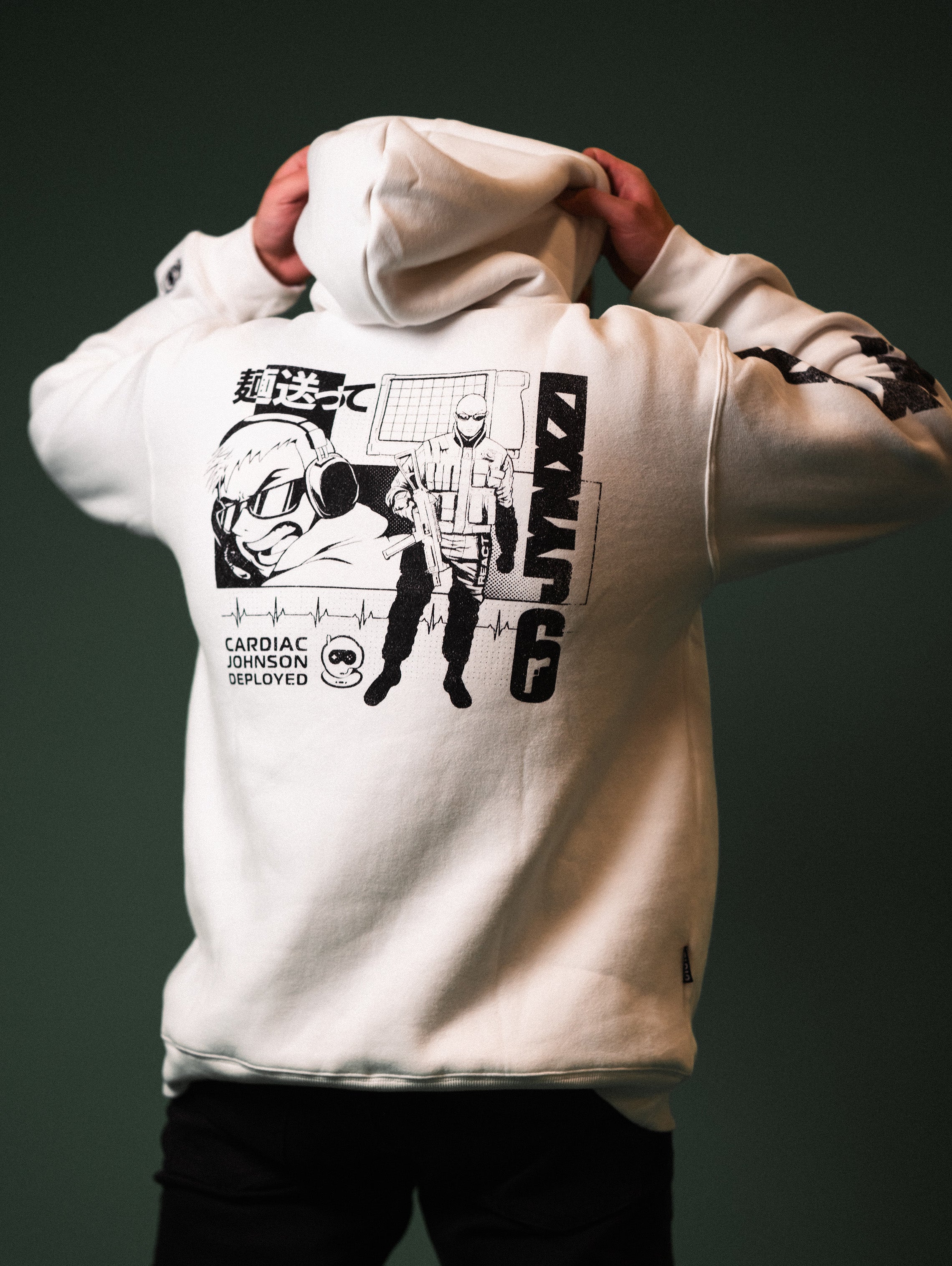 JynxzixSSGxR6 Cardiac Johnson Hoodie White – Spacestation Gaming