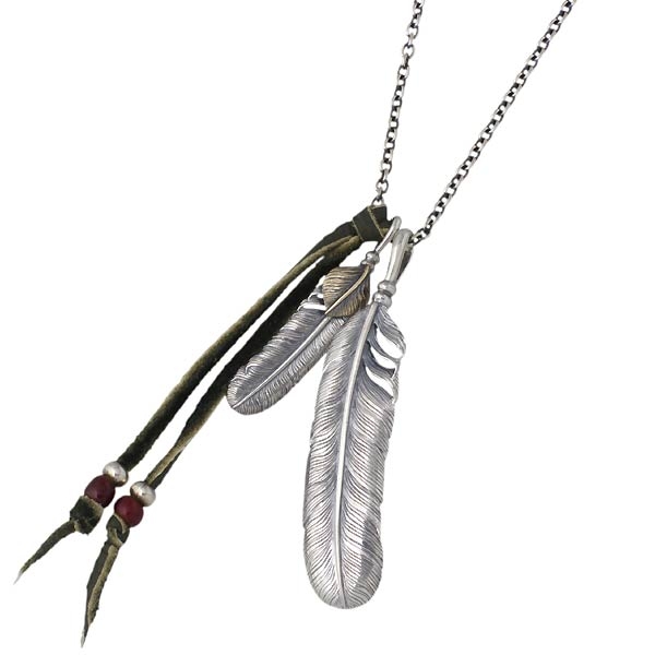 K-SMITH(ケースミス) フェザー シルバー ネックレスを販売。商品点数3