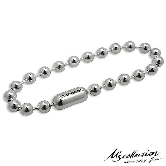 M's collection エムズコレクション ボールチェーンブレスレット