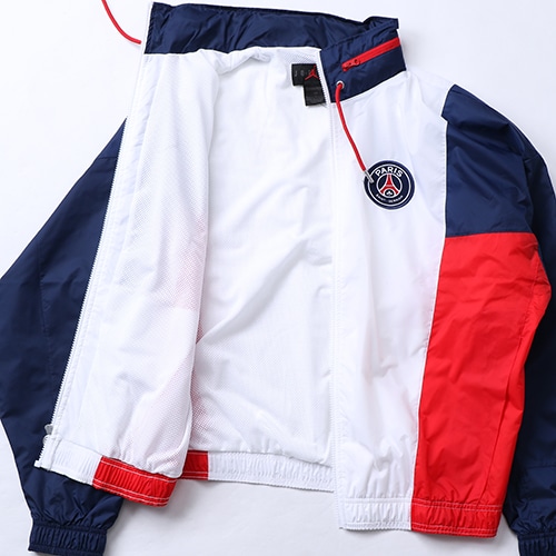 パリSG×ジョーダン ナイロン フーディジャケット／サッカーショップKAMO