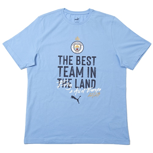 マンチェスター・シティ 22-23 UEFA CL優勝記念Tシャツ／サッカー