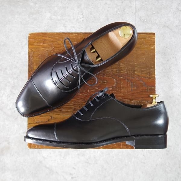 三陽山長 SIZE 7【友也/ストレートチップ/R3010/黒】 | 高級中古革靴の