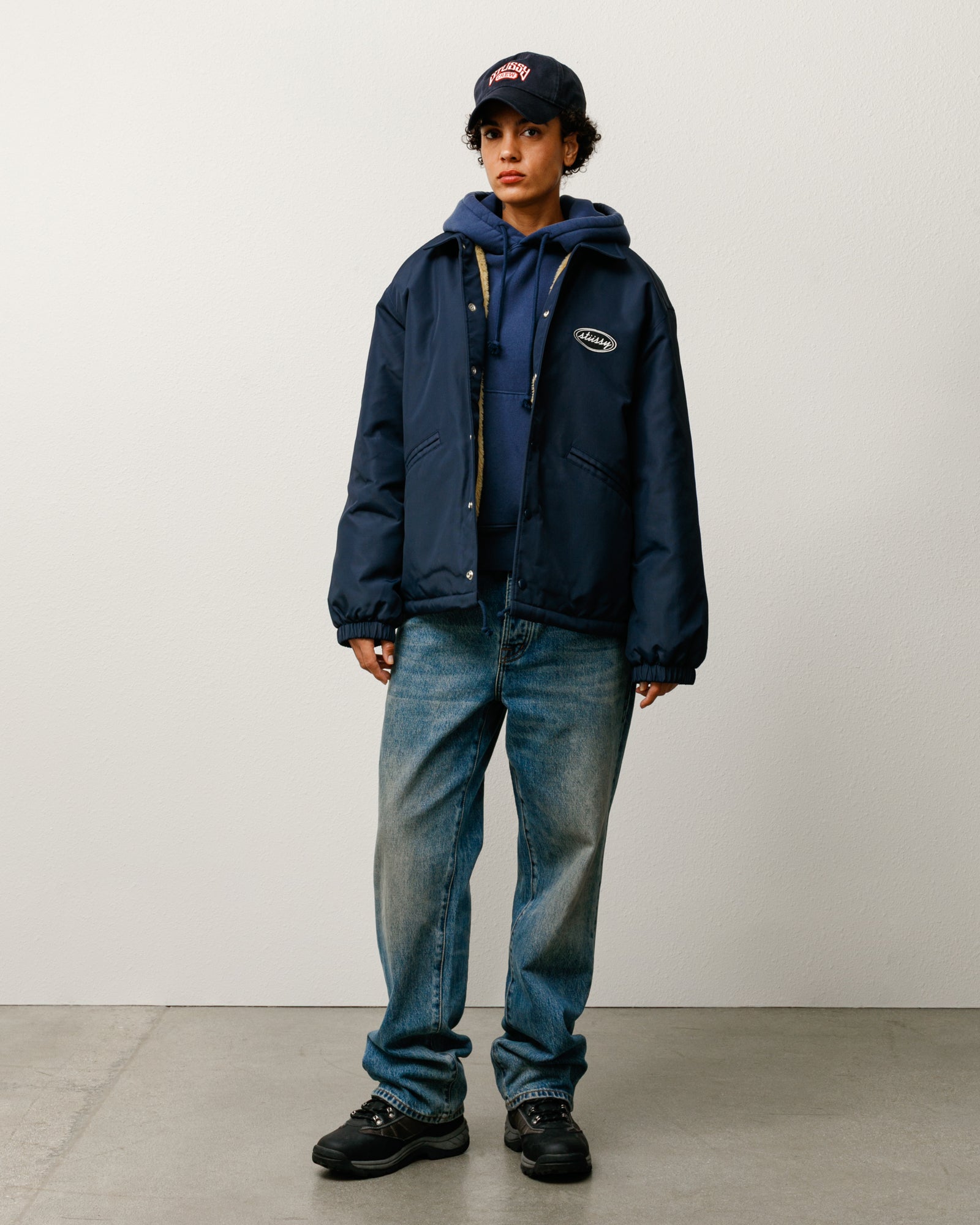 Coaches Jacket – Navy | Outerwear | Stüssy