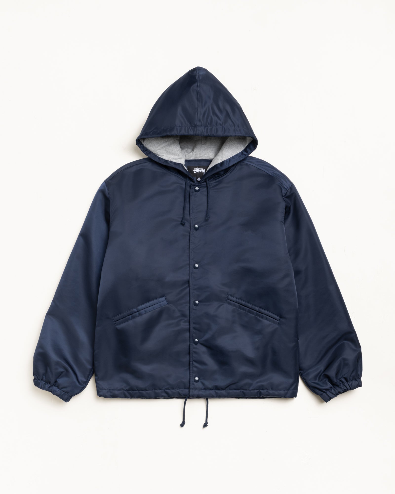 Hooded Coaches Jacket – Navy | Outerwear | Stüssy