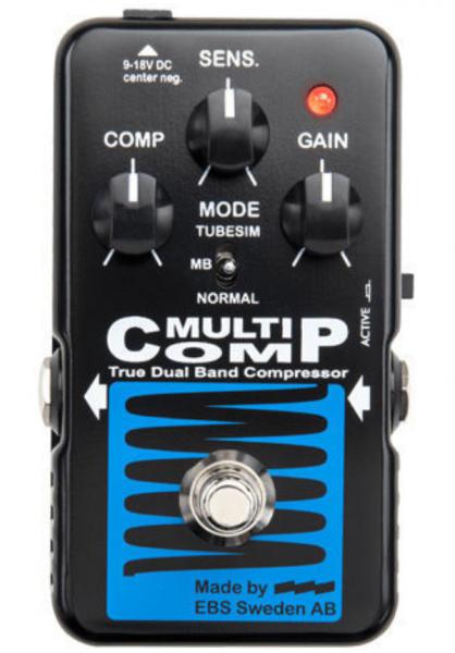 Ebs MultiComp Blue Label Compressor, sustain & noise gate effect