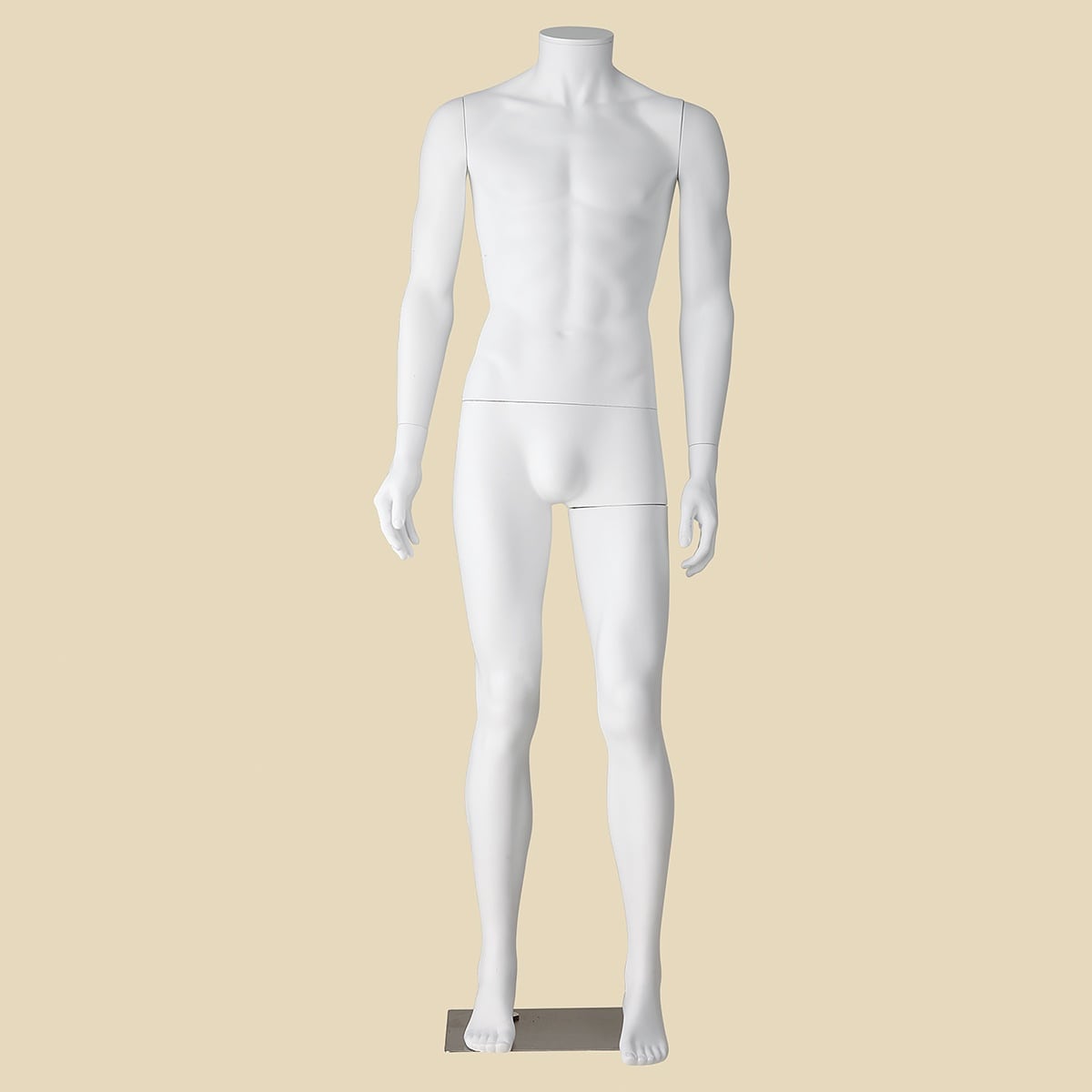 MODELIA メンズホワイトマネキン キャスター付き 【公式通販】