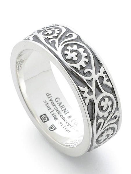 GARNI - 【取り寄せ】ツタ模様 バインパターンリング / Vine Pattern