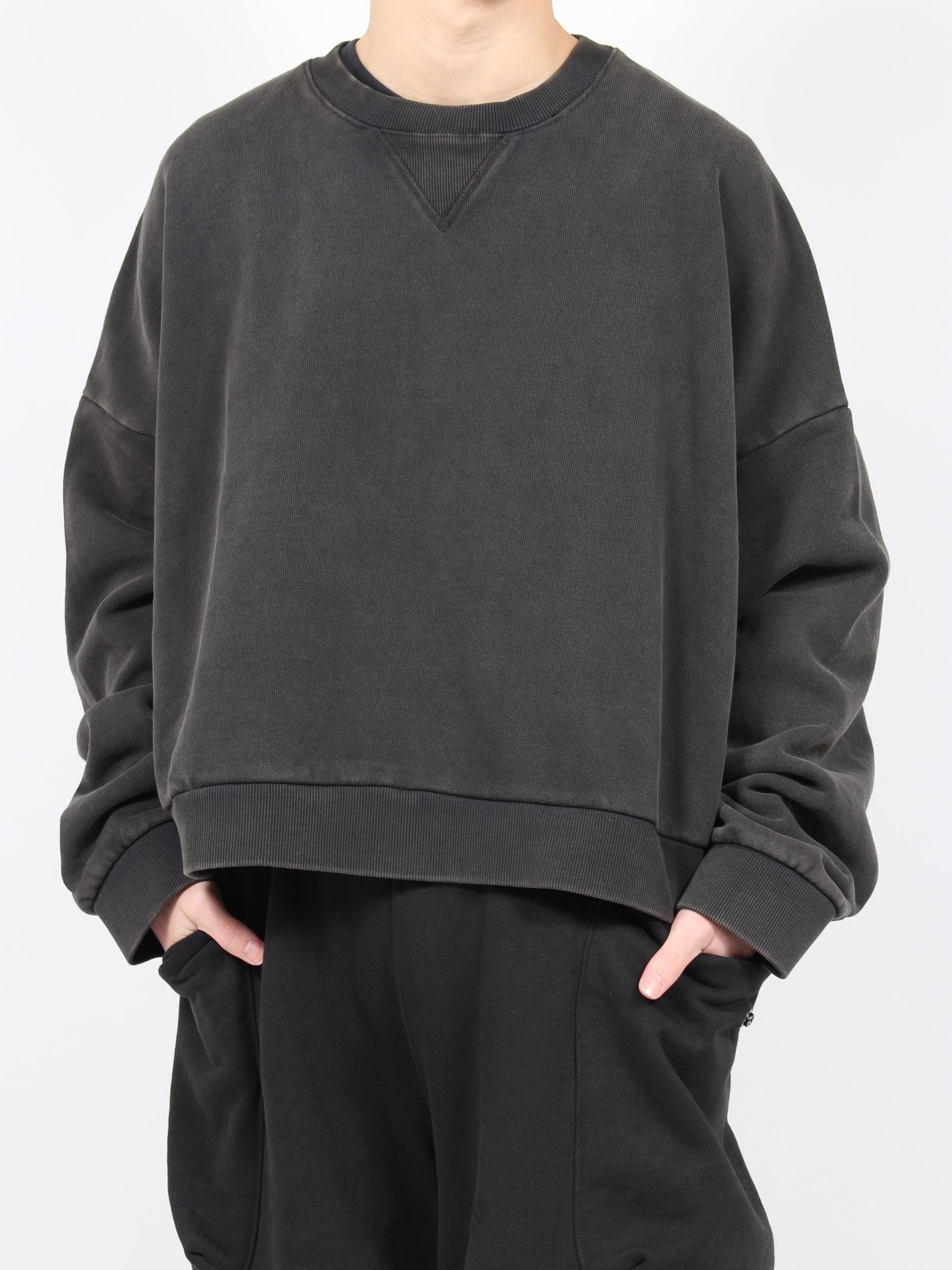 entire studios - ボックス クルー スウェット / BOX CREW / WASHED