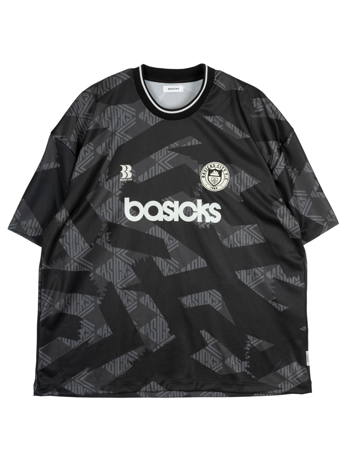 BASICKS - 【25AW】フットボール シャツ / FOOTBALL SHIRT / ブラック