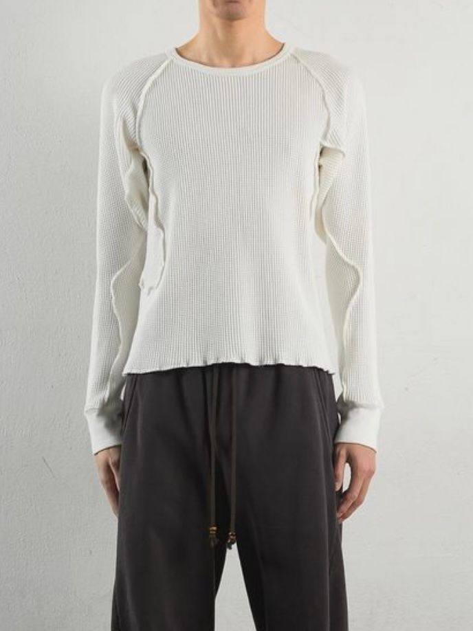 NVRFRGT - 【24AW】ワッフル サーマル ロングスリーブ Tシャツ