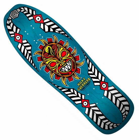 Powell Peralta Nicky Guerrero Mask Blue Stain 10.0 Deck - $84.95