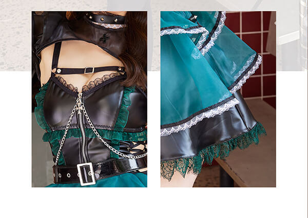 即日発送】ホーンテッドブラックレザーナース【マリームーン