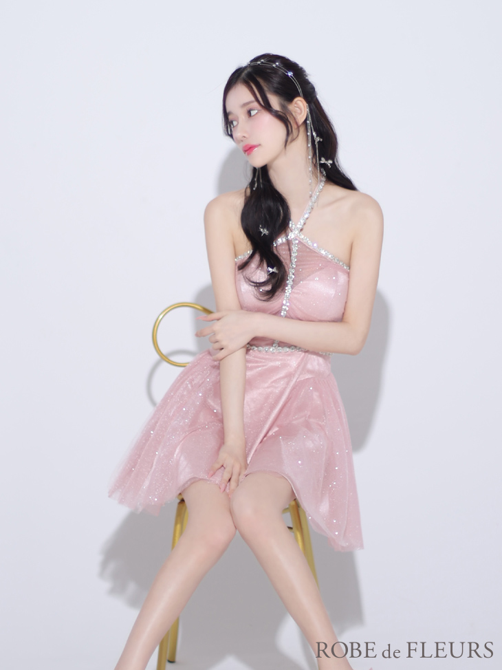 XSサイズあり【ROBE de FLEURS/ローブドフルール】バレエコア/ ラメ