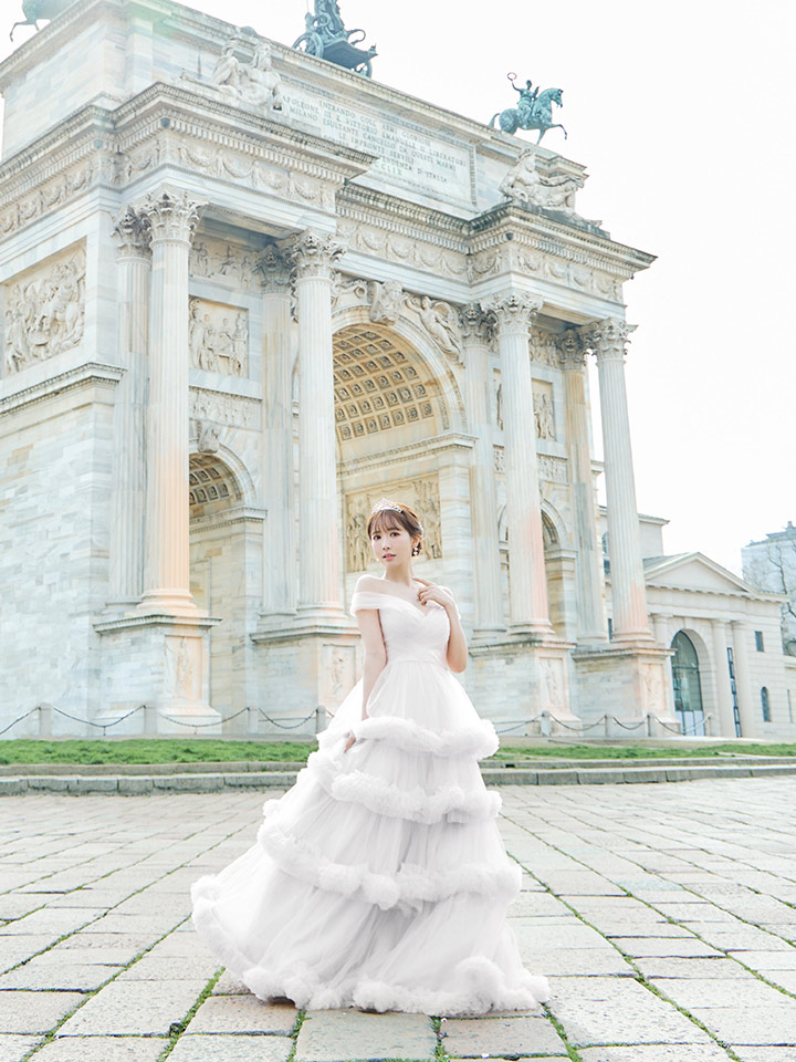 Lサイズあり【JEAN MACLEAN/ジャンマクレーン】オフショル/ フリル