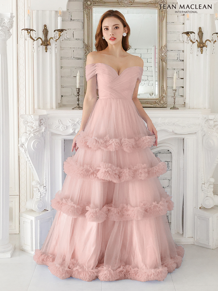 Lサイズあり【JEAN MACLEAN/ジャンマクレーン】オフショル/ フリル