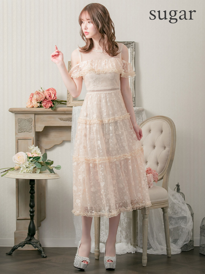 XS-Lサイズあり【SETTAN/セッタン】フラワーレース/ フリル