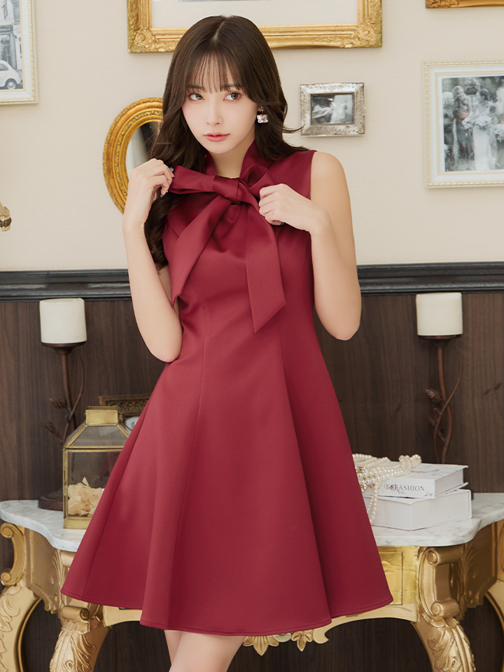 XS-Lサイズあり【ERUKEI エルケイ】 シンプル/ ワンカラー/ リボン