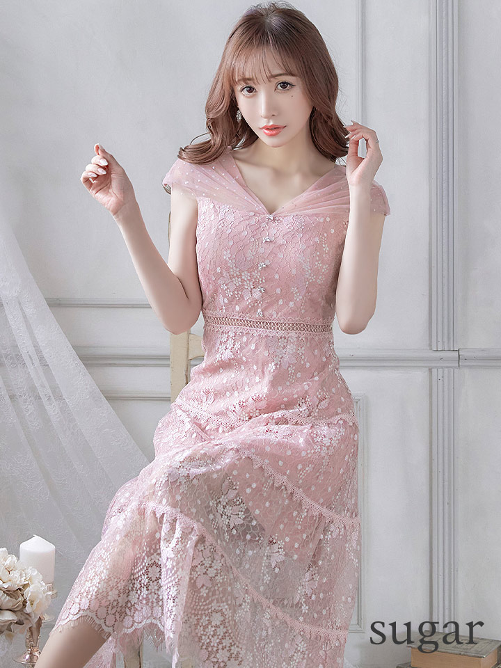 XS-Lサイズあり【SETTAN/セッタン】フラワーレース/ ドットチュール/ A