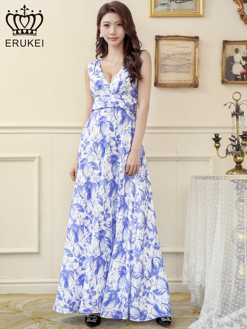 XS-Lサイズあり【ERUKEI エルケイ】ワンピース/ 花柄/ フラワー