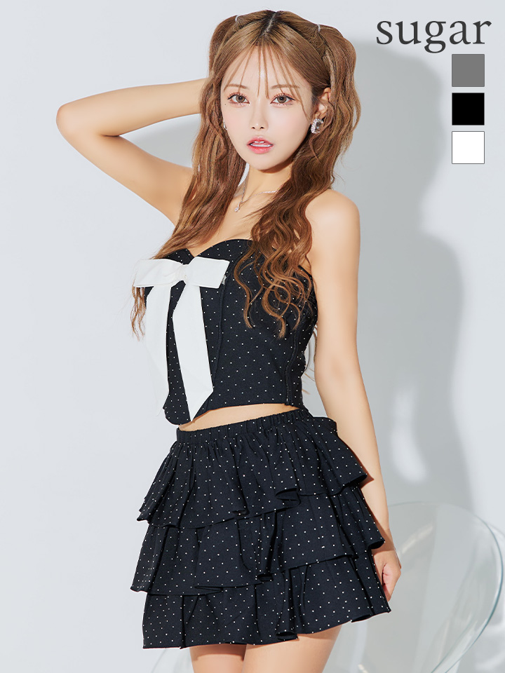 XSサイズあり【ROBE de FLEURS/ローブドフルール】ビッグリボン