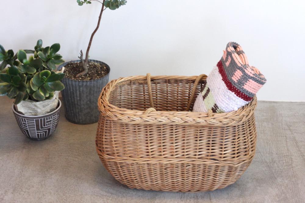 スウェーデン／ビンテージバスケット／No.4